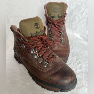 Timberland Vintage 90’s Brown Leather Waterproof Hiker Boots